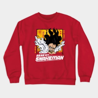 Luffy Gear fourth Snakeman One piece Crewneck Sweatshirt